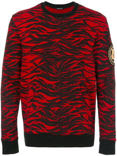 tiger print sweatshirt Balmain