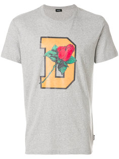 logo print T-shirt Diesel