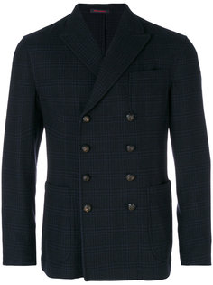 double breasted checked jacket The Gigi