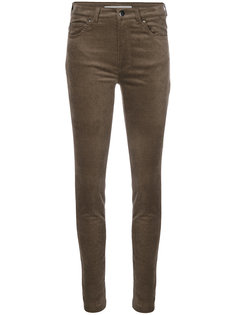 velvet skinny trousers D.Exterior