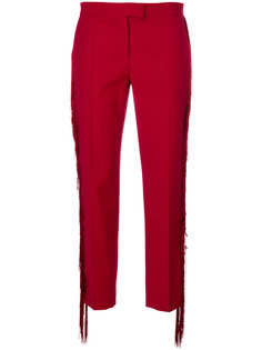 fringed cropped trousers Marco De Vincenzo