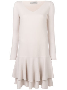 ruffled knitted dress D.Exterior