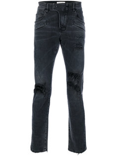 distressed faded jeans Pierre Balmain