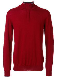 zipped collar jumper Etro