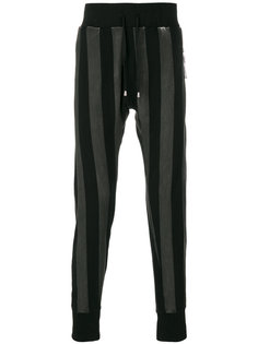 striped slim fit pants Unconditional