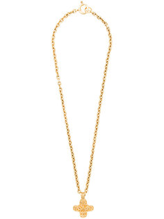 колье с тройным логотипом Chanel Vintage
