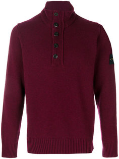 zipped high neck jumper Stone Island