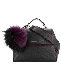 pom pom soft lined tote  Orciani