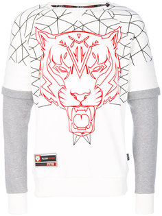 Tiger embroidered sweatshirt Plein Sport