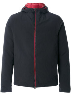 contrast detail hooded jacket Herno