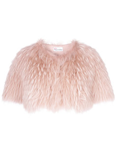 faux fur cropped jacket Red Valentino