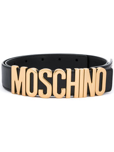 ремень с логотипом Moschino