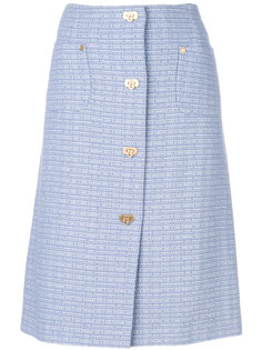 юбка А-образного силуэта Salvatore Ferragamo Vintage