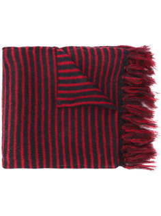 striped fringed scarf Mp  Massimo Piombo