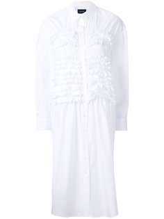 frill detail shirt dress Simone Rocha