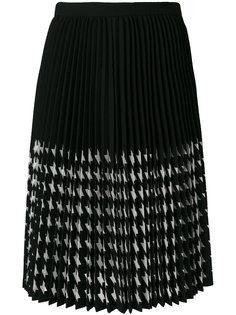 юбка плиссе в ломаную клетку  MSGM