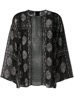 sheer floral panel top Giambattista Valli