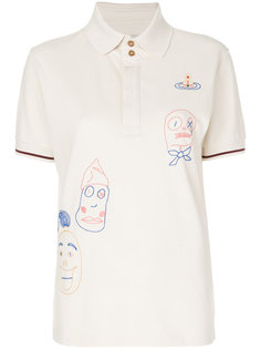 scribble print polo shirt  Vivienne Westwood Red Label