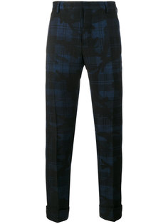 Camo check trousers Valentino