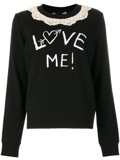 джемпер с воротником Love Me Love Moschino