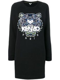 платье-толстовка с тигром  Kenzo