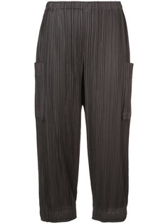 брюки карго с высокой талией Pleats Please By Issey Miyake