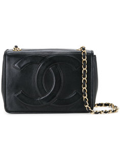 сумка на плечо с тисненой отделкой  Chanel Vintage