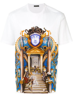 футболка с принтом дворца Versace