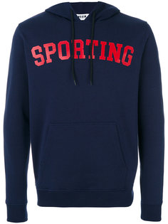 sporting print hoodie MSGM