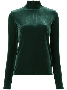 Velour turtle neck top G.V.G.V.