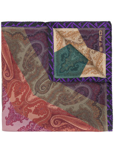 abstract print pocket square Etro