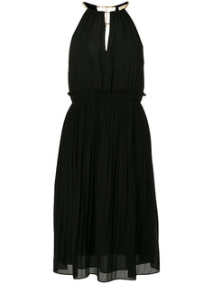 плиссированное платье Georgette Michael Michael Kors