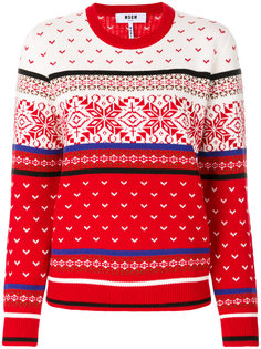 contrast jumper  MSGM