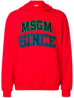 logo print sweatshirt MSGM