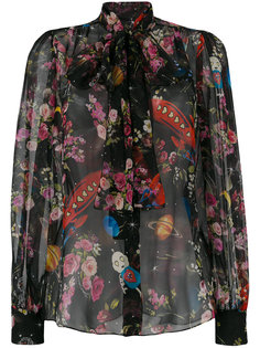блузка с цветочным принтом  Dolce &amp; Gabbana