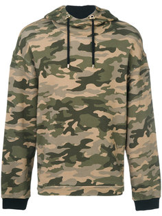 camouflage print hoodie Balmain
