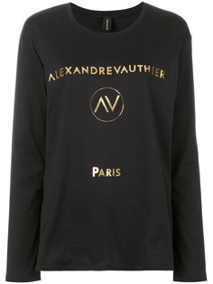 футболка с логотипом  Alexandre Vauthier