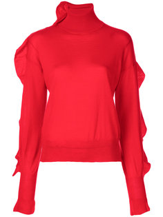 ruffled detail jumper  Laneus