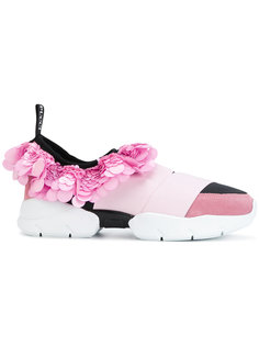 sequinned frill trim sneakers Emilio Pucci