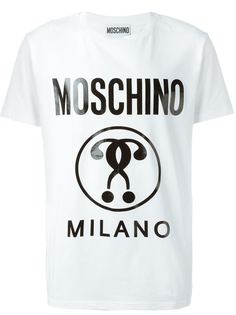 футболка с принтом  Moschino