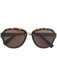 tortoiseshell-effect sunglasses Versace