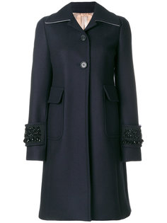 sequinned cuffs coat Nº21