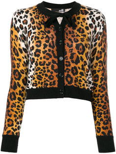 leopard print cardigan Love Moschino