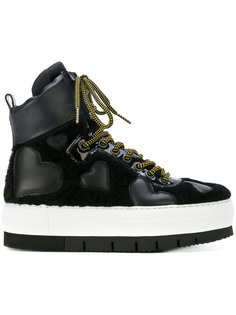 heart patch hi-top sneakers  Philippe Model