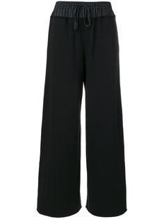 брюки клеш со шнурком  Mm6 Maison Margiela