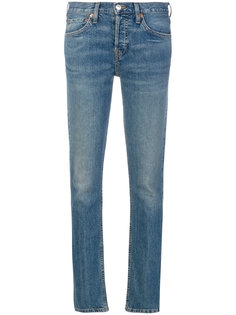 эластичные джинсы скинни с заниженной талией  Re/Done