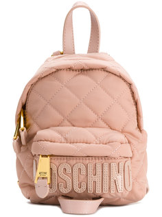 mini quilted backpack Moschino