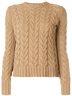 джемпер с узором косы Max Mara