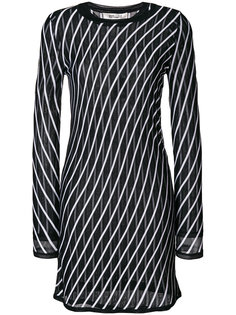 приталенное платье с вышивкой  Diane Von Furstenberg