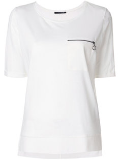 zip pocket T-shirt Luisa Cerano
